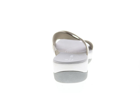 Clarks Arla Elin 26149527 Womens Brown Canvas Slip On Slingback Sandals Shoes