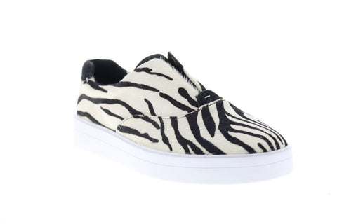 Clarks Hero Step 26149571 Womens White Black Leather Lifestyle Sneakers Shoes