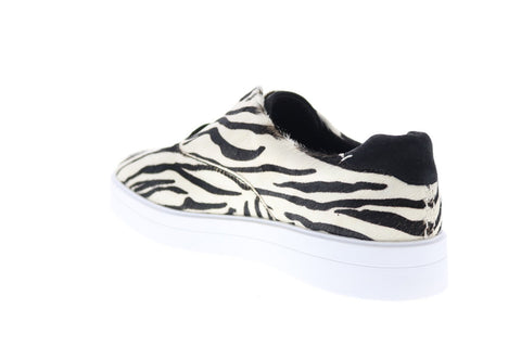 Clarks Hero Step 26149571 Womens White Black Leather Lifestyle Sneakers Shoes