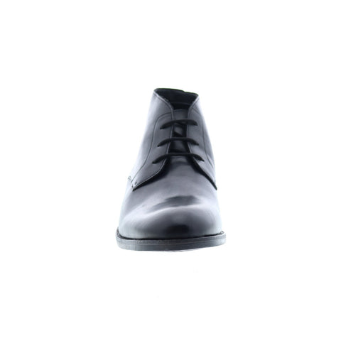 Clarks Flow Top 26143656 Mens Black Leather Lace Up Chukkas Boots