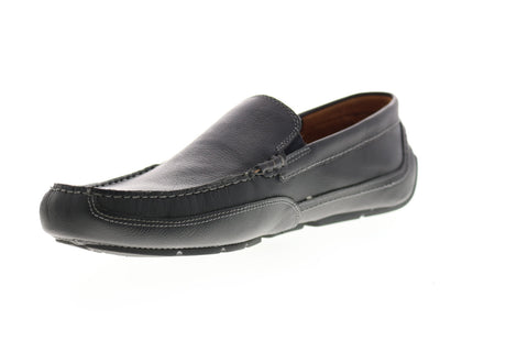 Clarks Ashmont Step 26149629 Mens Black Loafers & Slip Ons Moccasin Shoes