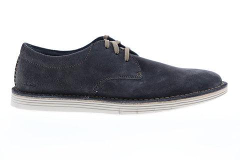 Clarks Forge Vibe 26149641 Mens Gray Suede Oxfords Plain Toe Shoes