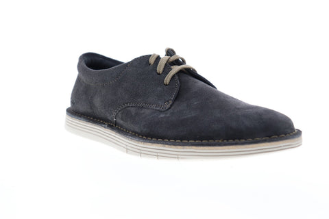 Clarks Forge Vibe 26149641 Mens Gray Suede Oxfords Plain Toe Shoes