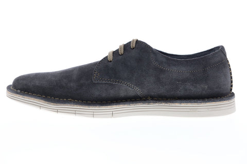 Clarks Forge Vibe 26149641 Mens Gray Suede Oxfords Plain Toe Shoes