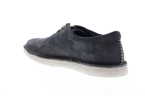 Clarks Forge Vibe 26149641 Mens Gray Suede Oxfords Plain Toe Shoes