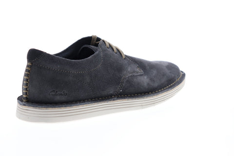 Clarks Forge Vibe 26149641 Mens Gray Suede Oxfords Plain Toe Shoes