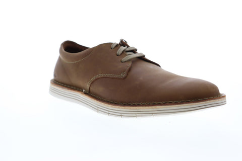Clarks Forge Vibe 26149642 Mens Brown Wide Leather Oxfords Plain Toe Shoes