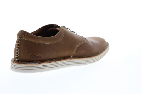 Clarks Forge Vibe 26149642 Mens Brown Wide Leather Oxfords Plain Toe Shoes