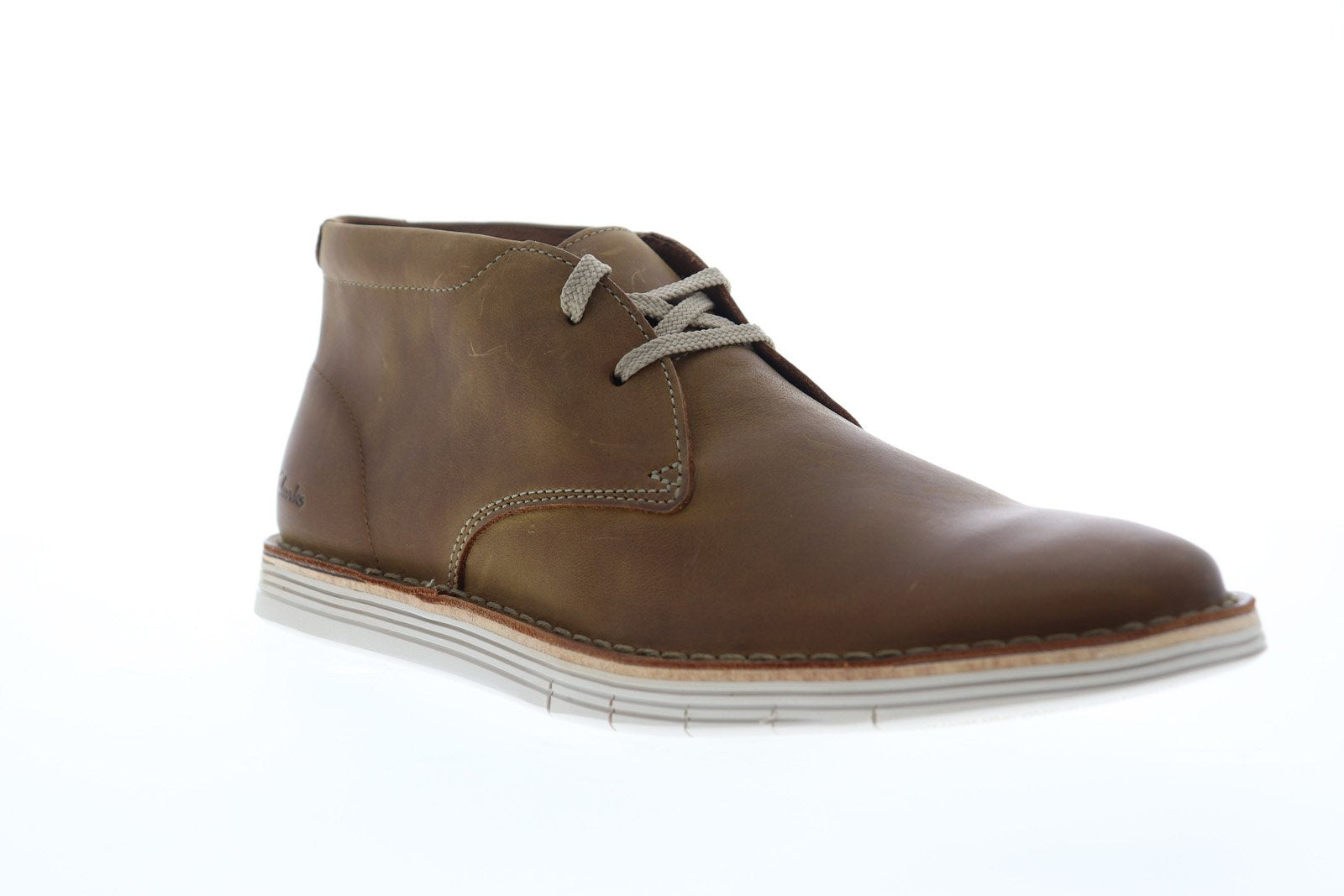 Clarks Men\'s Forge Stride Brown Leather‎ Chukka Boots Size 10M Florsheim Forge Plain Toe Chukka Boot - Free Shipping | DSW main image 4