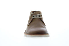 Clarks Men\'s Forge Stride Brown Leather‎ Chukka Boots Size 10M Clarks Forge Stride 26149658 Mens Brown Leather Mid Top Lace  main image 4