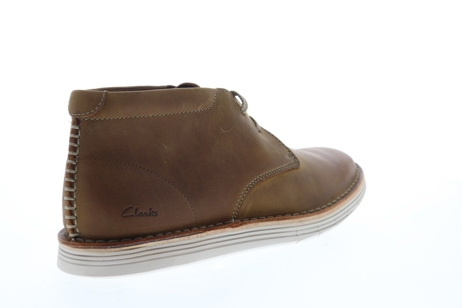 Clarks Forge Stride 26149658 Mens Brown Leather Mid Top Lace  display picture 2