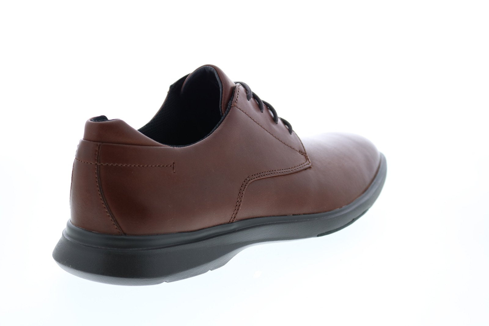 New CLARKS Un Lipari Park Plain Toe Derby Shoes New CLARKS Un Lipari Park Plain Toe Derby, Mahogany Leather  main image 2