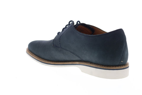 Clarks Atticus Lace 26149705 Mens Blue Oxfords & Lace Ups Plain Toe Shoes