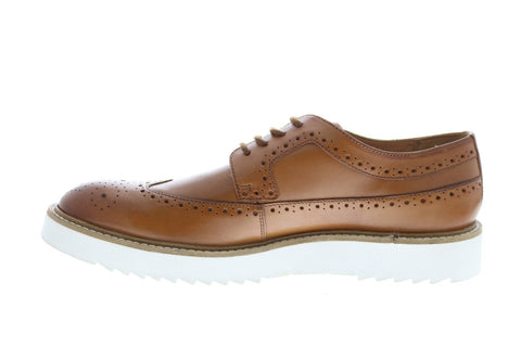 Clarks Ernest Limit Mens Brown Leather Oxfords Wingtip & Brogue Shoes