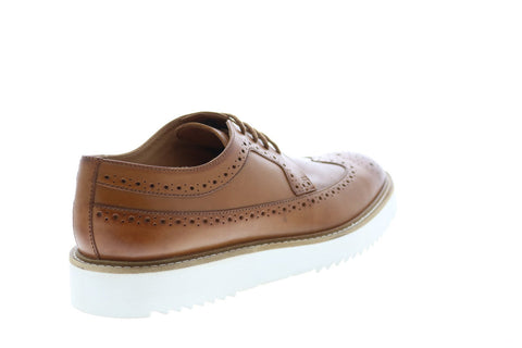 Clarks Ernest Limit Mens Brown Leather Oxfords Wingtip & Brogue Shoes