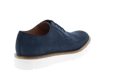 Clarks Ernest Walk 26149711 Mens Blue Suede Oxfords Plain  display picture 1