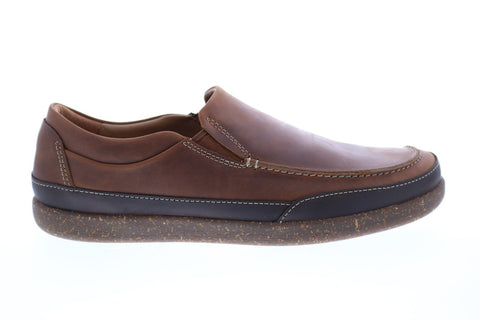 Clarks Un Lisbon Twin 26149744 Mens Brown Loafers & Slip Ons Casual Shoes