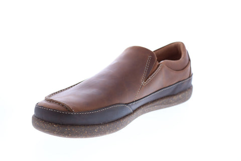 Clarks Un Lisbon Twin 26149744 Mens Brown Loafers & Slip Ons Casual Shoes