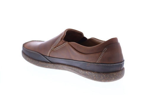 Clarks Un Lisbon Twin 26149744 Mens Brown Loafers & Slip Ons Casual Shoes