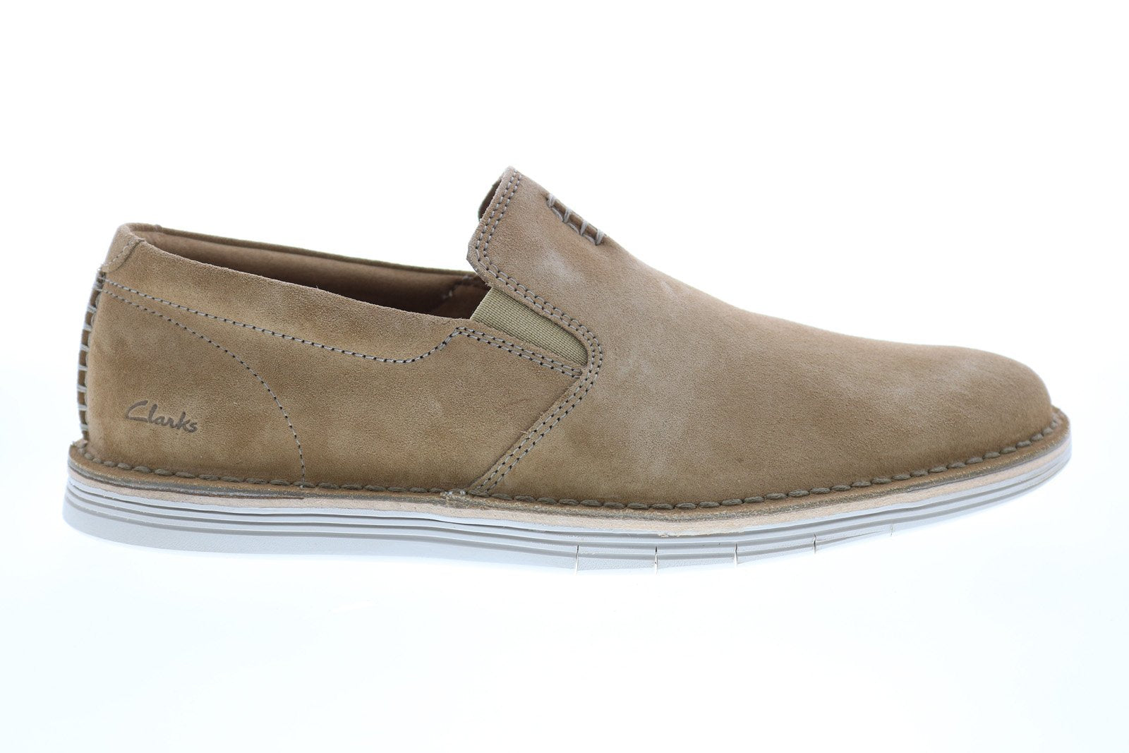 Clarks Forge Free 26149773 Mens Brown Suede Casual Loafers 