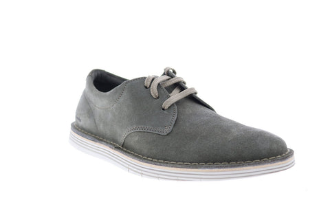 Clarks Forge Vibe 26149776 Mens Green Suede Oxfords Plain Toe Shoes