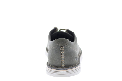 Clarks Forge Vibe 26149776 Mens Green Suede Oxfords Plain Toe Shoes