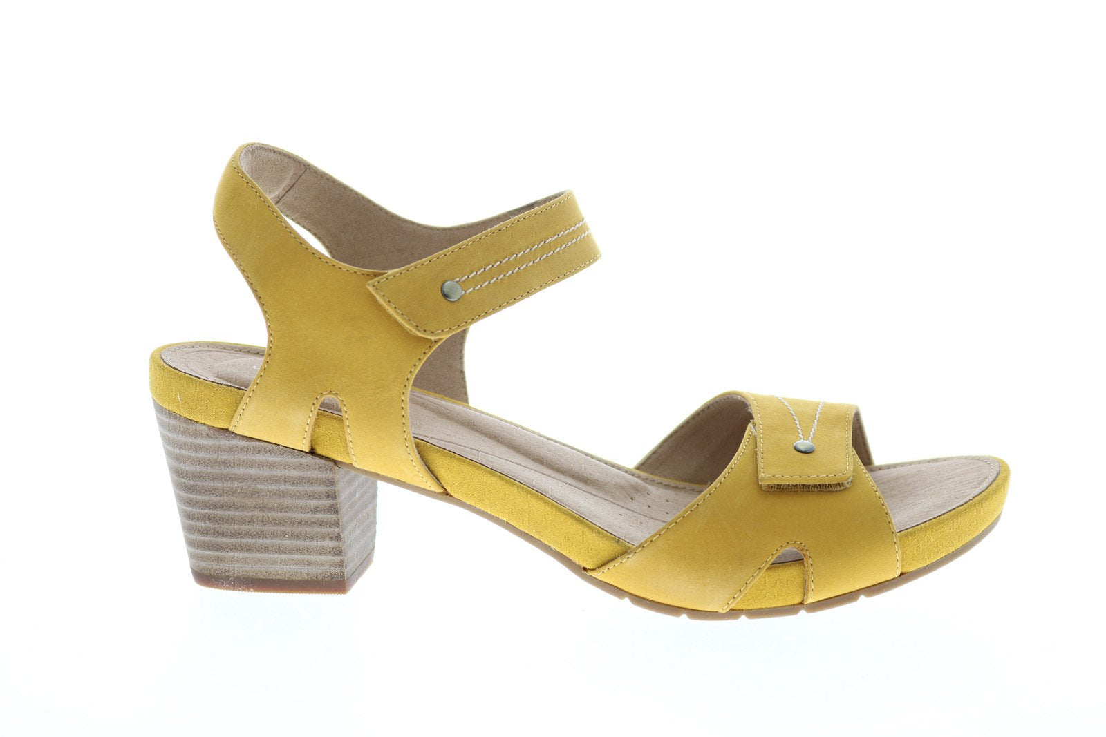 Heeled Sandals Yellow Clarks Sandals Clarks Un Palma Vibe 26150008