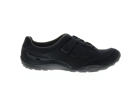 Clarks Haley Gem 26150115 Womens Black Suede Lifestyle Sneakers Shoes