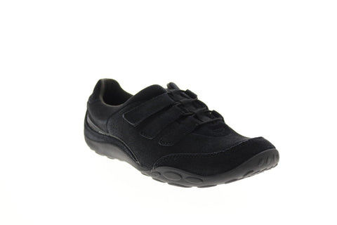 Clarks Haley Gem 26150115 Womens Black Suede Lifestyle Sneakers Shoes