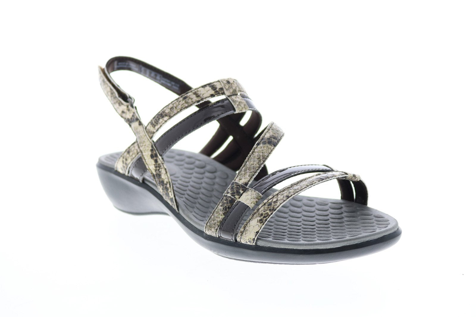 Clarks Sonar Pioneer Snake 26150170 Womens Brown Slingback Sandals - Main Image