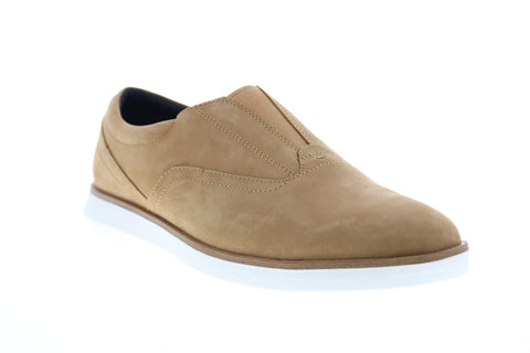 Clarks Banwell Free 26150310 Mens Brown Nubuck Leather Casual Loafers Shoes