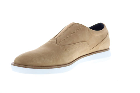 Clarks Banwell Free 26150310 Mens Brown Nubuck Leather Casual Loafers Shoes