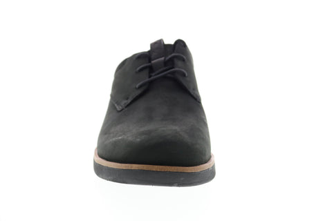 Clarks Banwell Lace 26150312 Mens Black Nubuck Casual Lace Up Oxfords Shoes