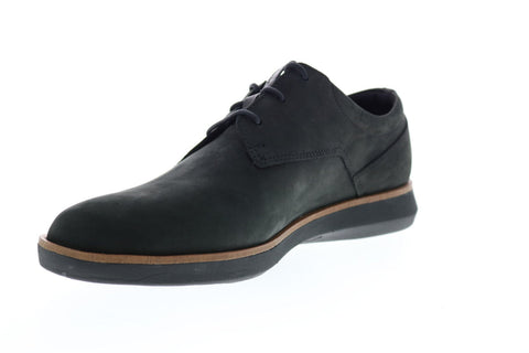 Clarks Banwell Lace 26150312 Mens Black Nubuck Casual Lace Up Oxfords Shoes