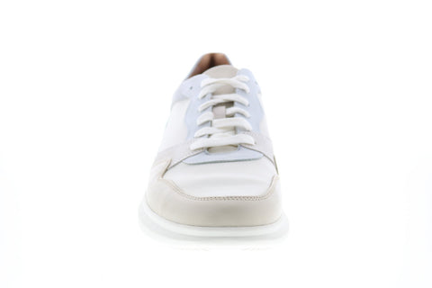 Clarks Un Globe Run 26150520 Mens White Canvas Lifestyle Sneakers Shoes