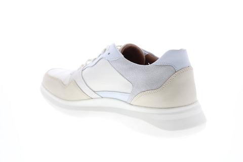 Clarks Un Globe Run 26150520 Mens White Canvas Lifestyle Sneakers Shoes