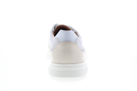 Clarks Un Globe Run 26150520 Mens White Canvas Lifestyle Sneakers Shoes