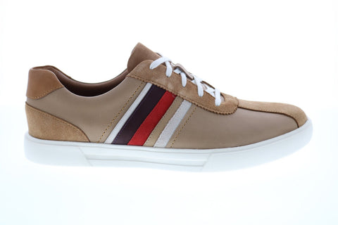 Clarks Un Costa Band 26150525 Mens Brown Leather Lifestyle Sneakers Shoes