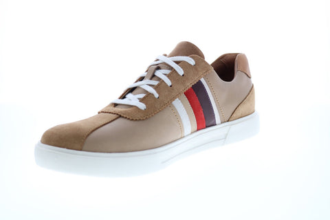 Clarks Un Costa Band 26150525 Mens Brown Leather Lifestyle Sneakers Shoes