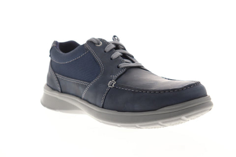 Clarks Cotrell Lane 26150543 Mens Blue Leather Casual Lace Up Oxfords Shoes