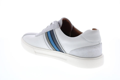 Clarks Un Costa Band 26150550 Mens White Leather Lifestyle Sneakers Shoes