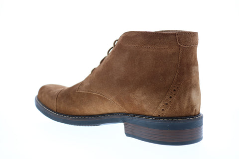 Bostonian Maxton Mid 26150612 Mens Brown Leather Lace Up Chukkas Boots