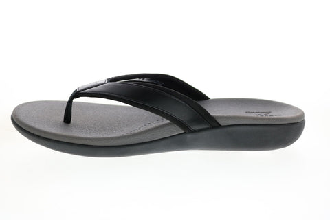 Clarks Brio Sol 26150834 Womens Black Synthetic Flip-Flops Sandals Shoes
