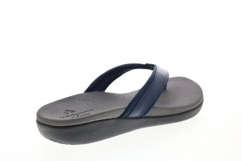 Clarks Brio Sol 26150837 Womens Blue Synthetic Flip-Flops Sandals Shoes