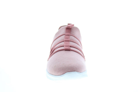 Clarks Step AllenaMae 26150909 Womens Pink Canvas Slip On Lifestyle Sneakers Shoes