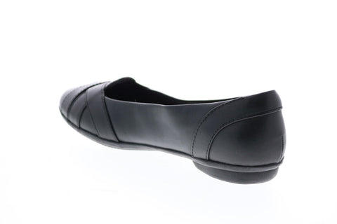 Clarks Gracelin Mia 26150919 Womens Black Wide Loafer Flats Shoes