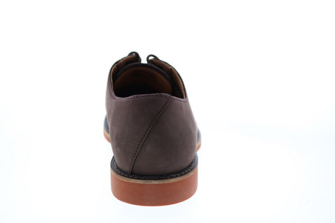 Clarks Atticus Lace 26151308 Mens Brown Nubuck Plain Toe Oxfords Shoes