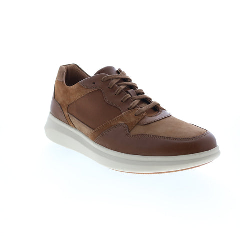 Clarks Un Globe Run 26151606 Mens Brown Canvas Lace Up Lifestyle Sneakers Shoes