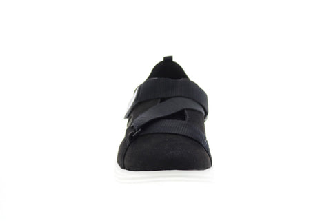 Clarks Lulu Go 26152821 Womens Black Canvas Strap Lifestyle Sneakers Shoes
