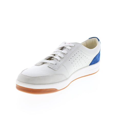 Clarks Hero Air Lace 26152885 Mens White Leather Lifestyle Sneakers Shoes